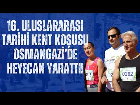 Bursa'da Uluslararası Tarihi Koşu yarışması düzenlendi