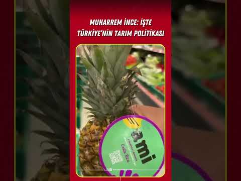 Muharrem İnce'den marketteki meyve fiyatlarını inceledi: &quot;Türkiye'nin tarım politikası&quot; #haber