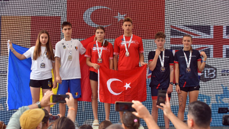 Muhammed Emir Kurtulan Biathle Triathle Avrupa Şampiyonası'na damga vurdu