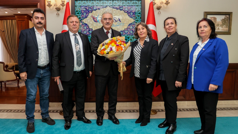Bursa Valisi Ayyıldız’a TÜED Uludağ Şubesinden ziyaret