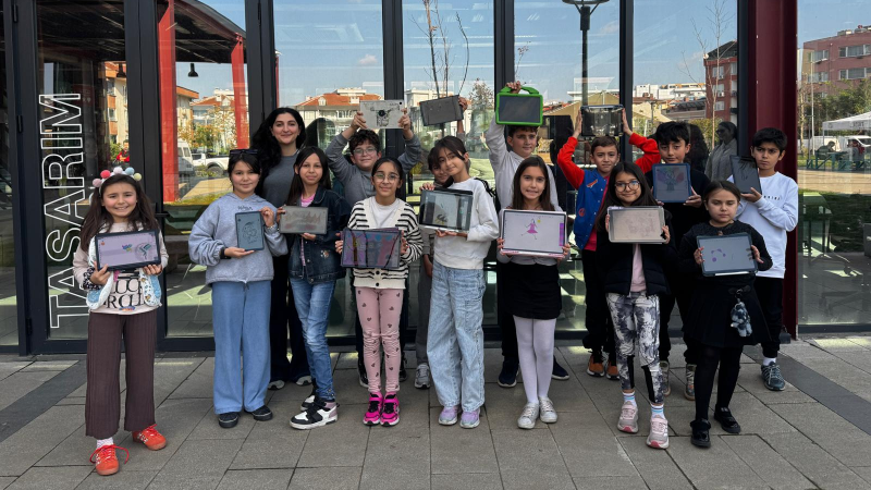 Nilüfer’de çocuklar dijital çizim ve animasyonla tanıştı