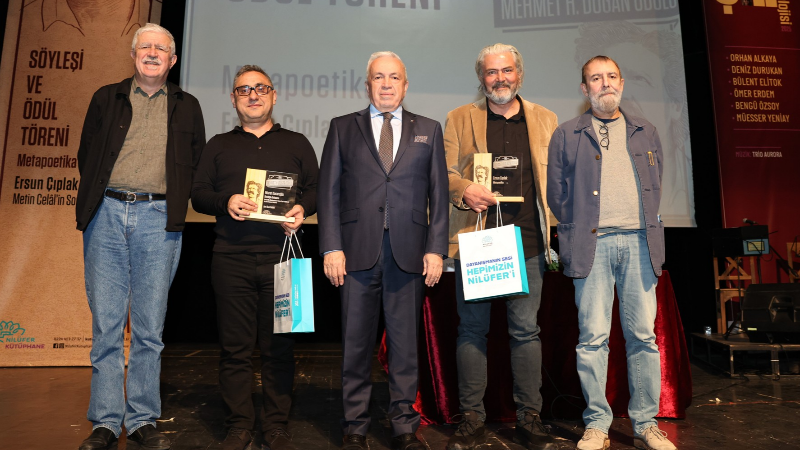Nilüfer’de şiir eleştirisinin prestij ödülleri sahiplerini buldu
