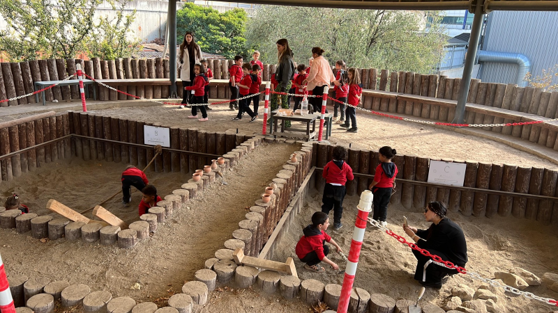 Bursa öğrencileri Aktopraklık Arkeopark’ta tarih ve eğlenceyi keşfetti