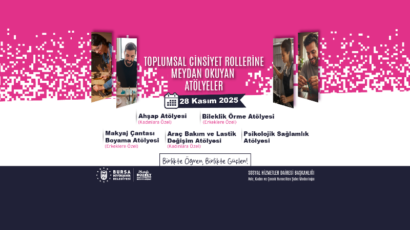 Bursa’da toplumsal cinsiyet farkındalığı için interaktif atölyeler