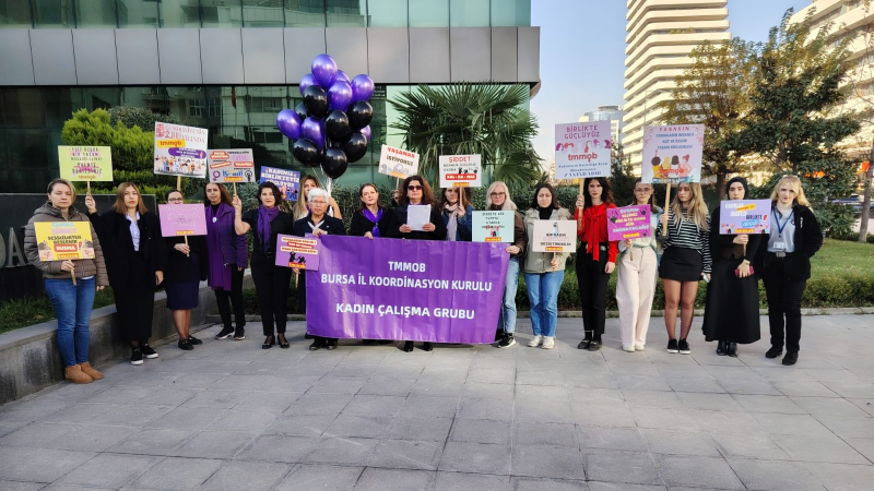 TMMOB ve BAOB kadınlarından 25 Kasım’da açıklama ve panel