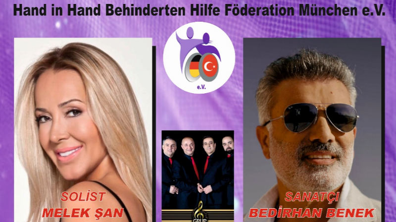 El Ele Engellilere Destek Gecesi Münih’te gerçekleşiyor