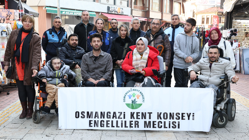 Osmangazi'de kaldırım ve rampa işgallerine geçit yok