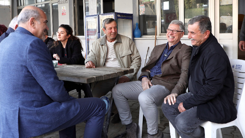 Başkan Dalgıç, ‘Buradayım. Dinliyorum’ programıyla Mudanya’nın sorunlarını sahada dinliyor