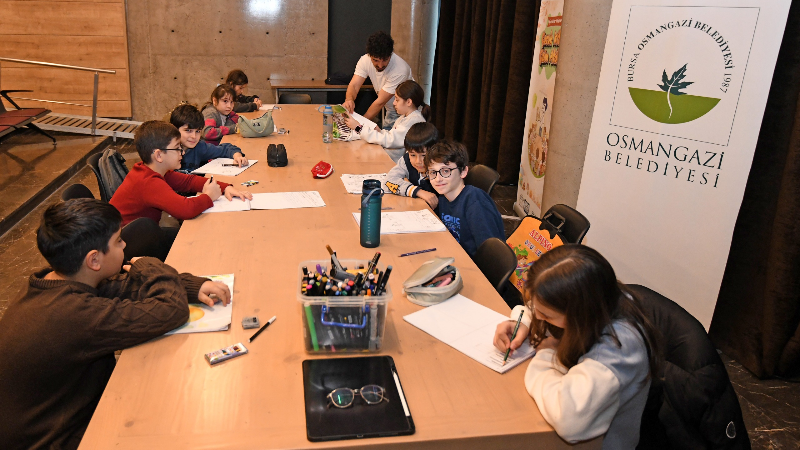 Osmangazi’de çocukların hayalleri kitaplaşıyor