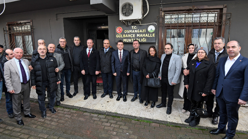 Osmangazi’de mahalle buluşması Gülbahçe’de yapıldı
