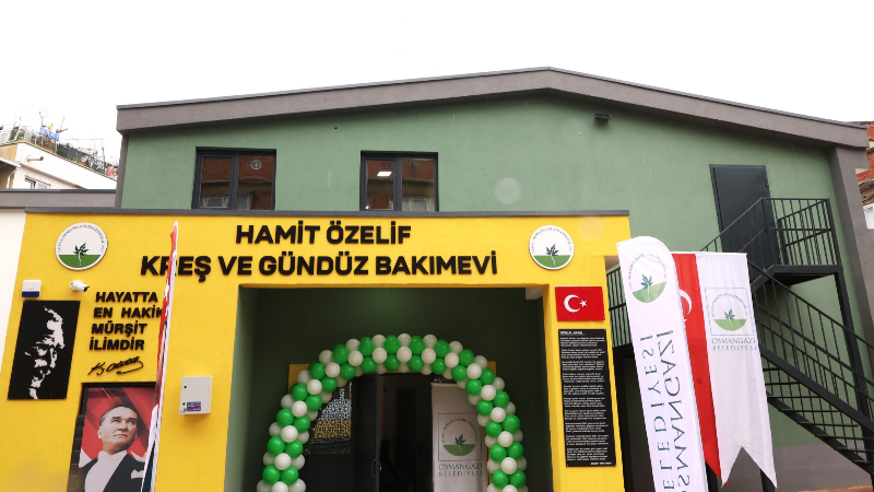 Hem eğitim hem istihdam: Hamit Özelif Kreşi hizmete girdi