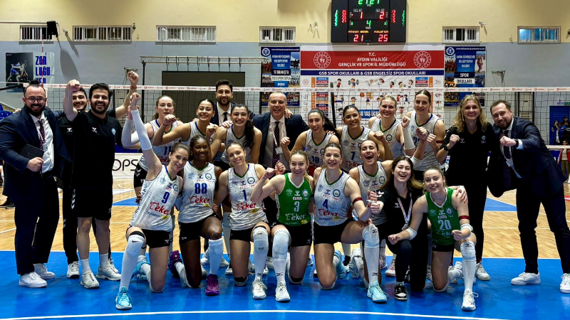 Nilüfer’in Sultanları Aydın’dan galibiyetle döndü