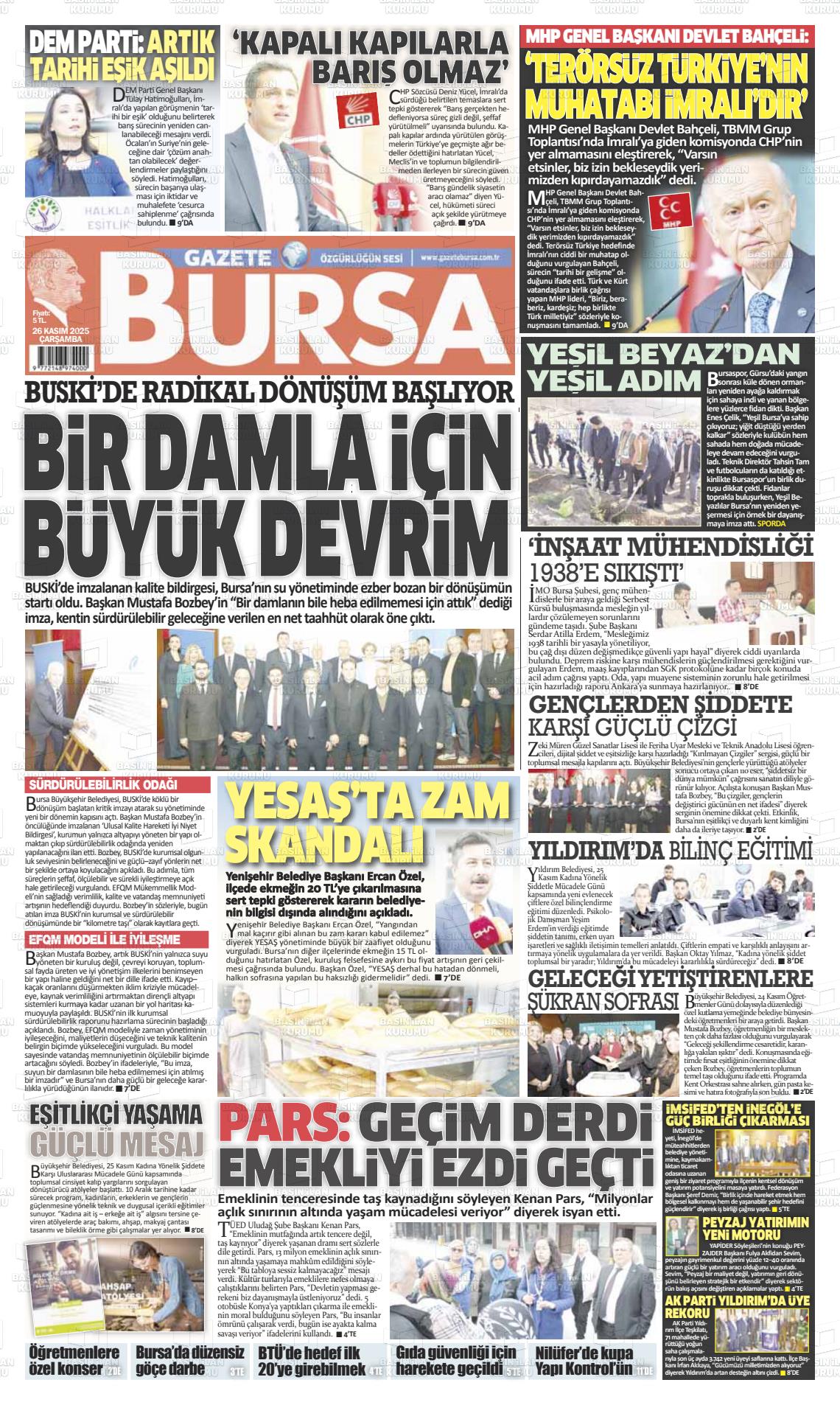 GAZETE BURSA